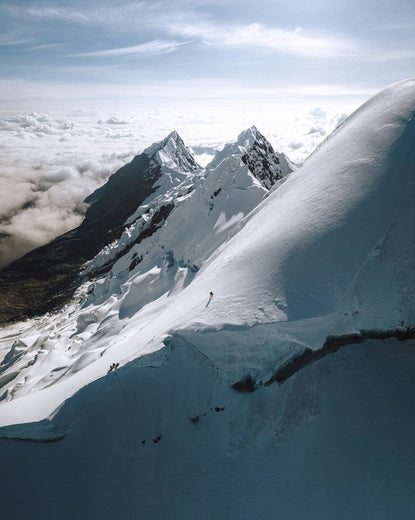 Summit of Yanapaccha in Peru