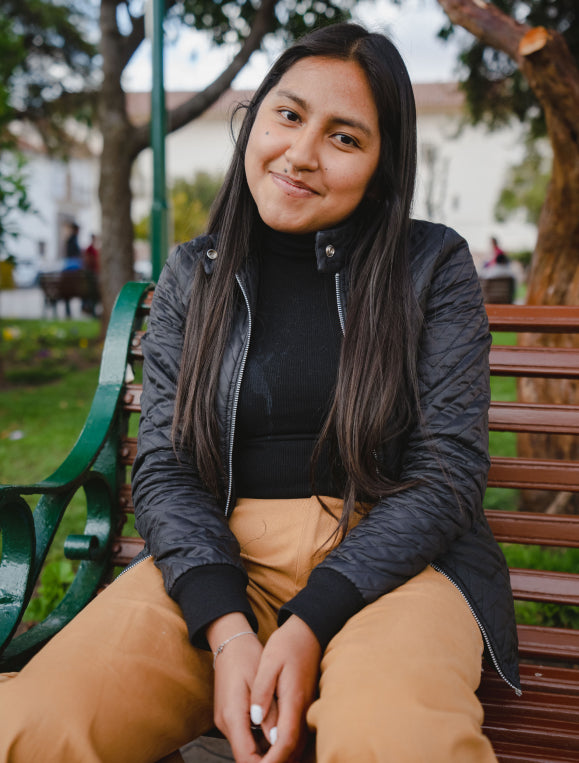 Eduarda, one of our Paka scholars smiling