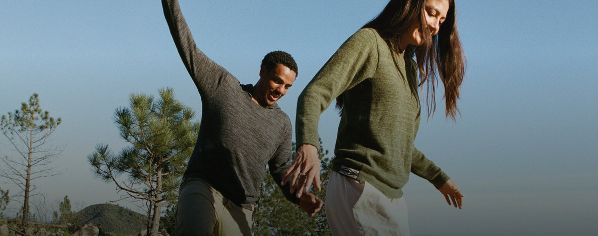 Stylish, sustainable sweaters.