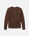 The Original Crew Cacao Dark Brown Alpaca Natural Fiber Crewneck Sweater – PAKA Apparel