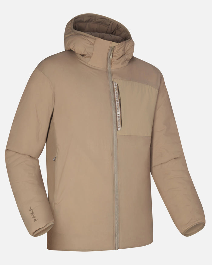 Apu Desert / Tan Men's Water Repellent Lightweight Puffer Jacket with Breathable PAKAFILL® Alpaca Insulation – PAKA Apparel