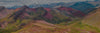 A colorful group of mountains.