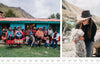 Group of Peruvian community members standing outside a colorful building in the Andes, and a woman in a hat pets an alpaca