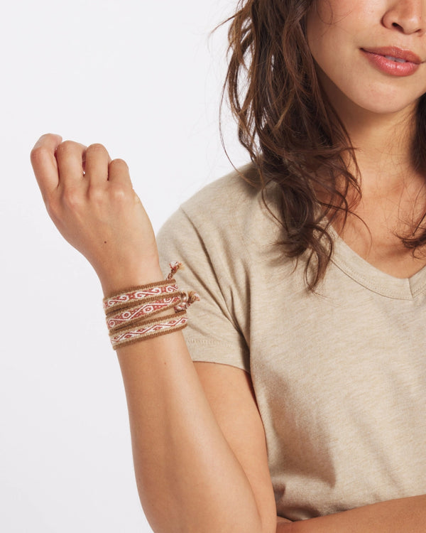 Woman wearing Inca Bracelet