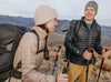 Front view of Mayu ultralight PAKAFILL jacket showcasing hood and quilted insulation with neutral background