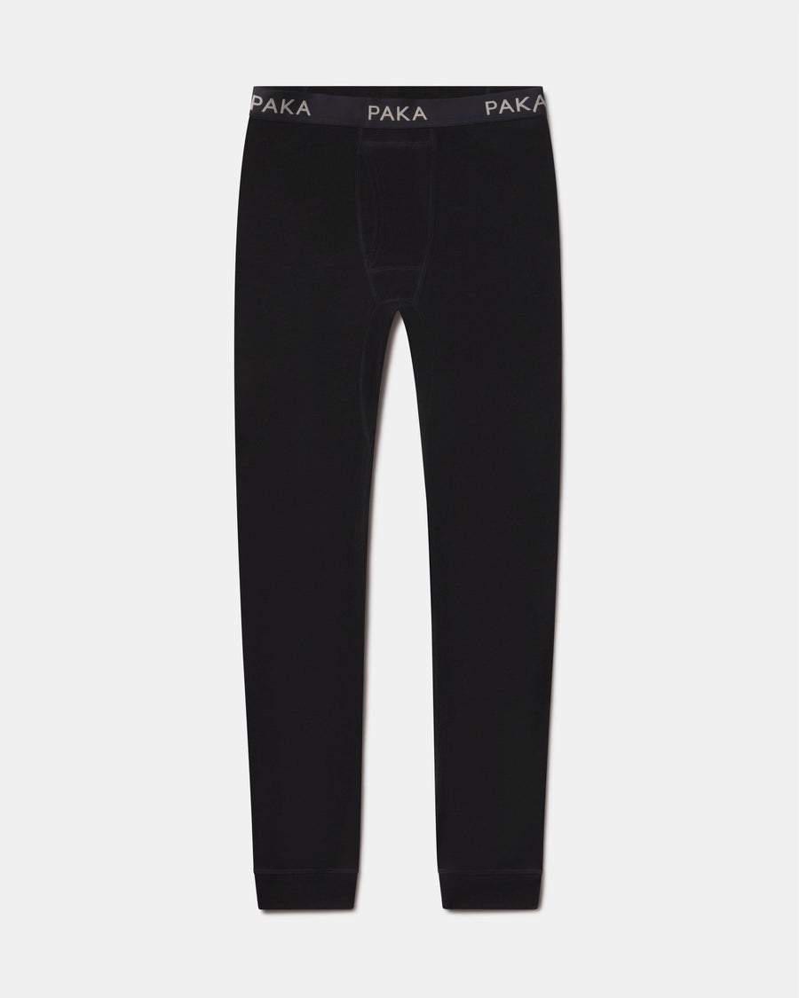 Men's Thermal Ski Baselayer Bottoms in Black – PAKA Apparel