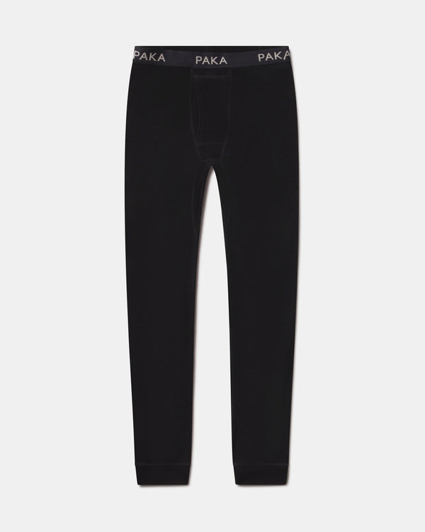 Men's Thermal Ski Baselayer Bottoms in Black – PAKA Apparel