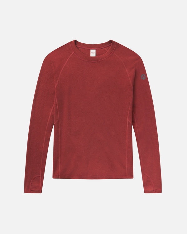 Men's Alpaca and Merino Wool Thermal Baselayer Top in Clay / Red – PAKA Apparel