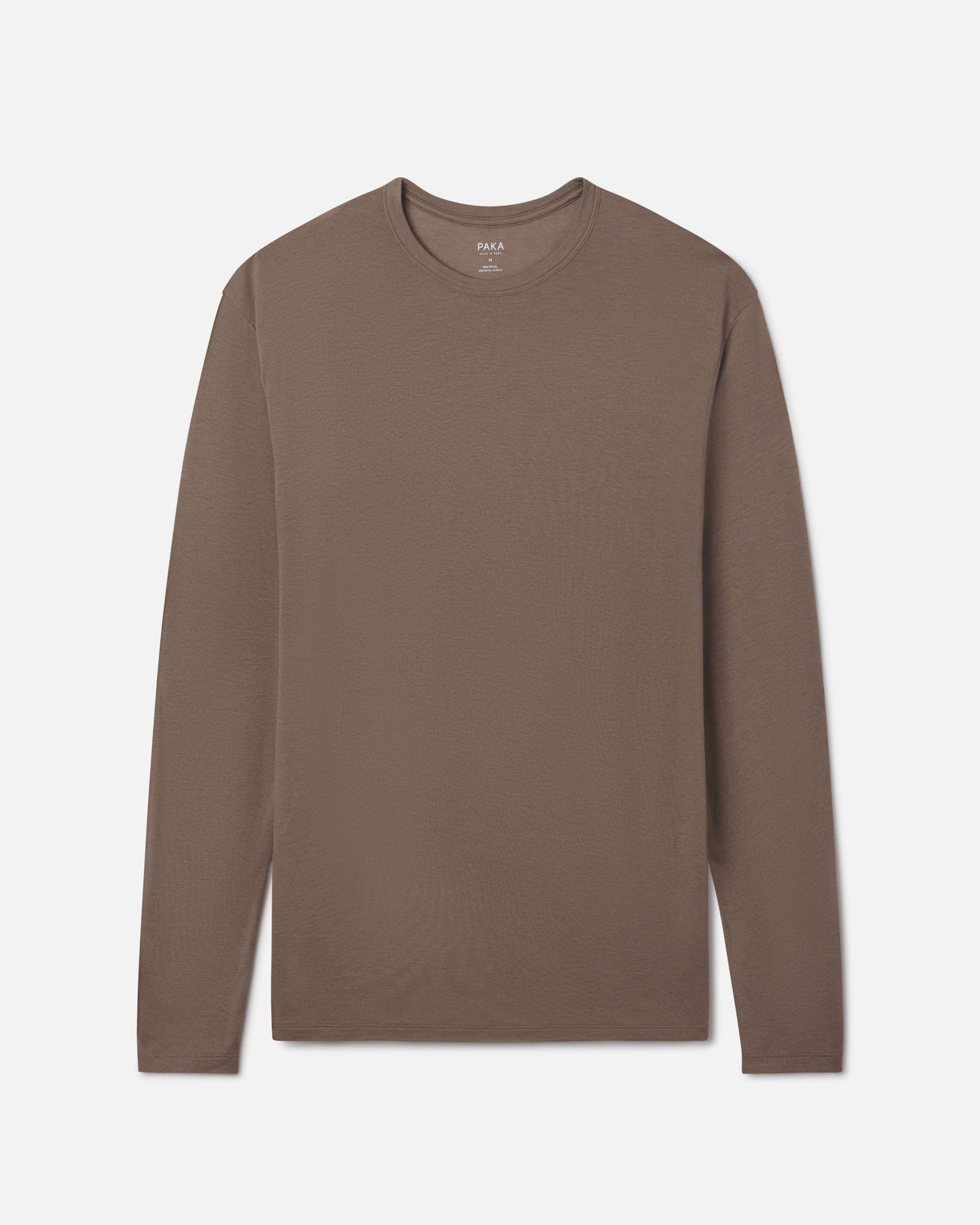 Men's Aire Walnut / Brown Sustainable Long Sleeve Shirt for Hiking, Outdoors and Casual – PAKA Apparel