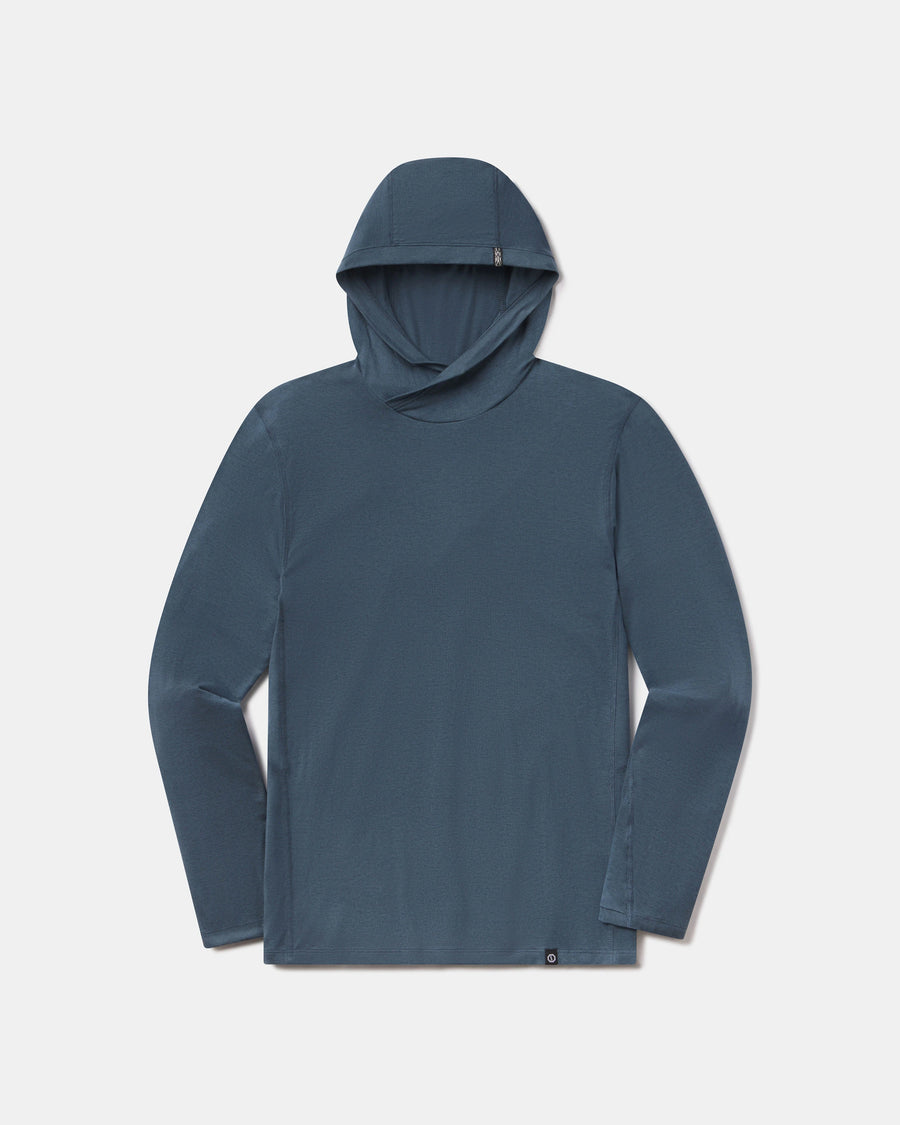 Navy Sol Men's Alpaca and Tencel Sun Hoodie – PAKA Apparel