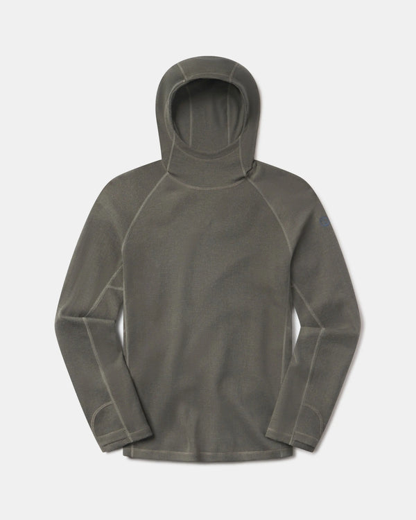 Andean Moss / Dark Green Men's Lightweight Hooded Thermal Baselayer – PAKA Apparel