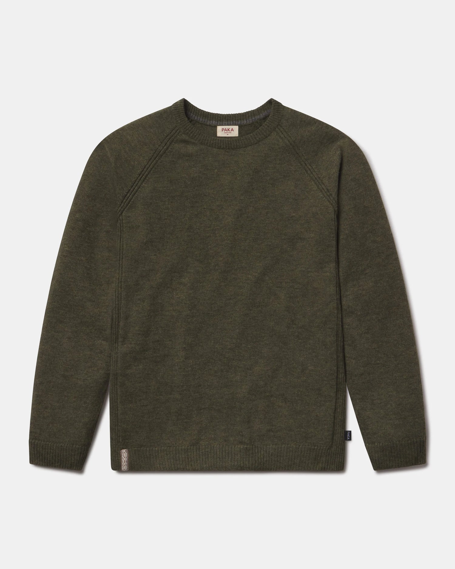 Andean Moss / Light Green Men's Ultralight COOLPLUS Alpaca Crewneck Sweater for Summer – PAKA Apparel