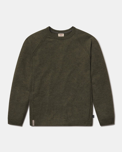 Andean Moss / Light Green Men's Ultralight COOLPLUS Alpaca Crewneck Sweater for Summer – PAKA Apparel