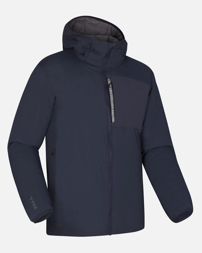 Apu Navy Men's Packable Lightweight Puffer Jacket with Ethical PAKAFILL® Natural Fiber Insulation – PAKA Apparel
