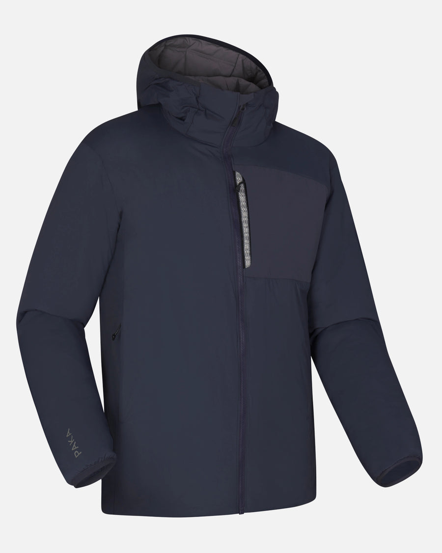 Apu Navy Men's Packable Lightweight Puffer Jacket with Ethical PAKAFILL® Natural Fiber Insulation – PAKA Apparel