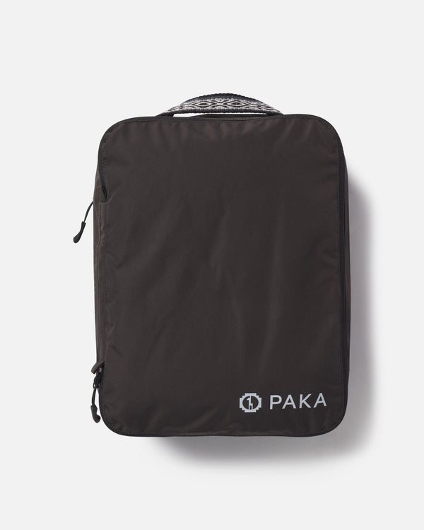Upright Black Compression Packing Cube for Travel with Hand Woven Inca ID – PAKA Apparel