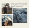 Photo collage showing three trek photos of Ausangate with an overlaid quote about reverence for the mountain