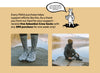 Collage showing a gift-with-purchase pair of outdoor socks and scenes of alpaca herding in the Peruvian Andes