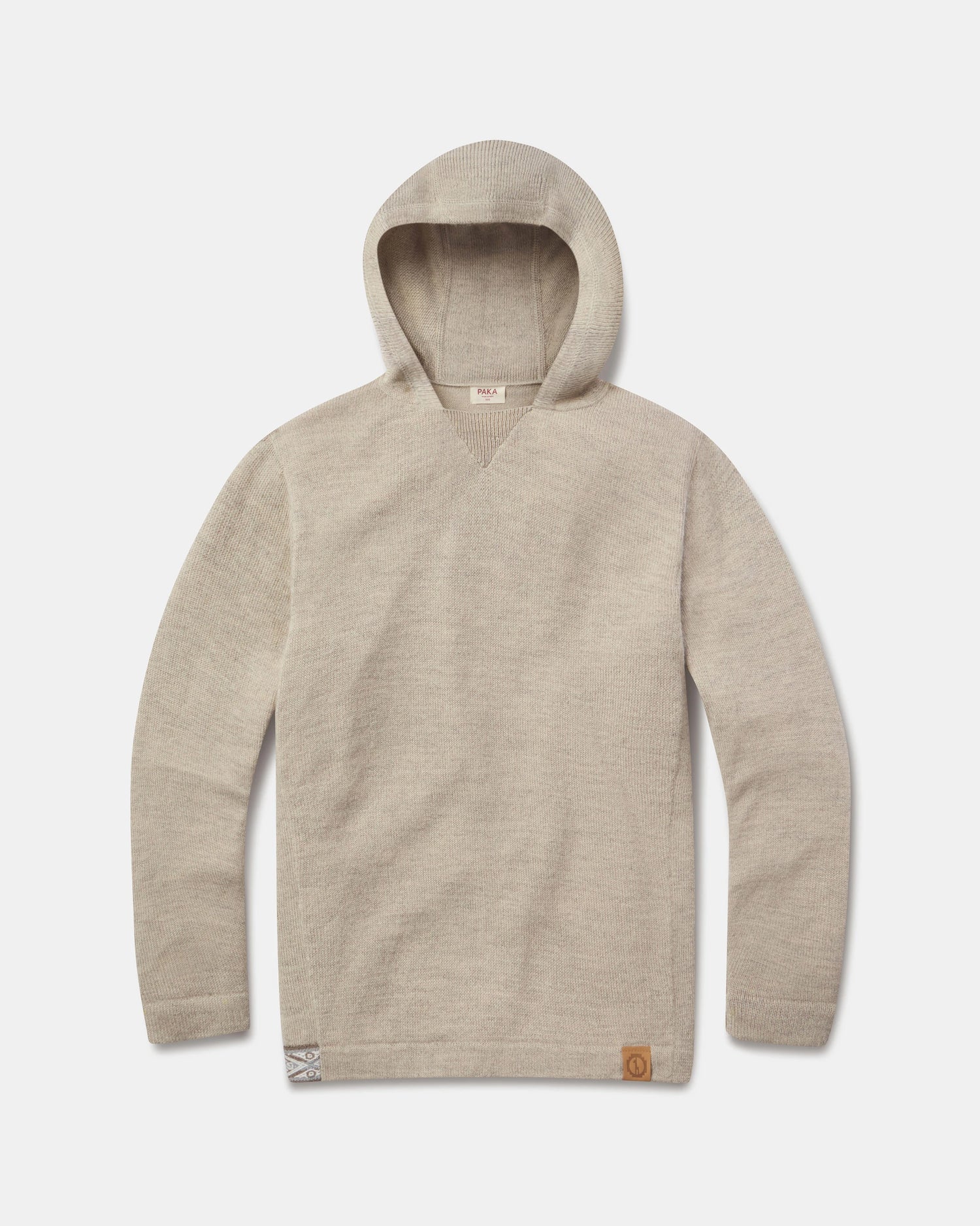 The Hoodie Pebble / Beige Peruvian Alpaca Natural Fiber Hoodie Sweater – PAKA Apparel
