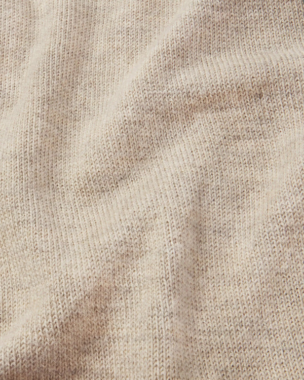 Close-up of PAKA The Hoodie in Pebble fabric texture