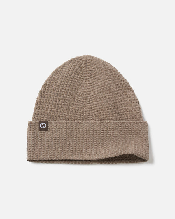 Cappuccino / Light Brown Waffle Knit Alpaca Wool Beanie from Peru – PAKA Apparel