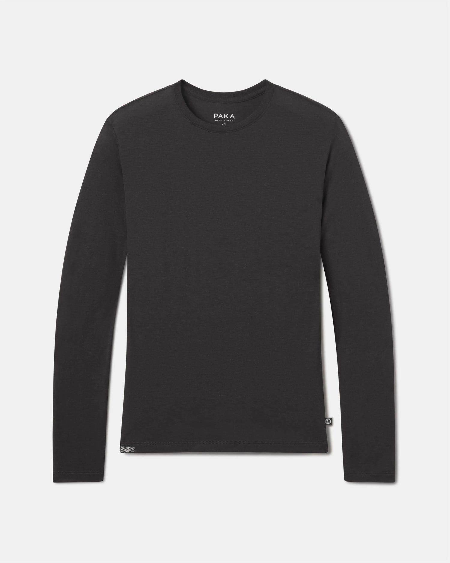 Women's Aire Sustainable Alpaca Long Sleeve Shirt in Black – PAKA Apparel