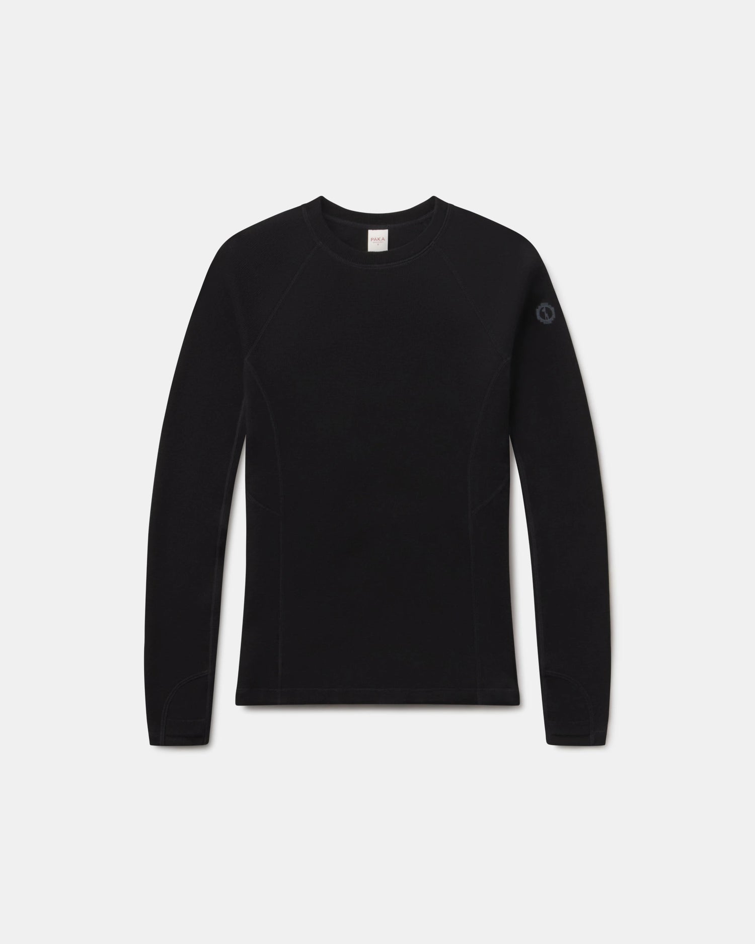 Women's Alpaca-Merino Wool Thermal Ski Baselayer Top in Black – PAKA Apparel