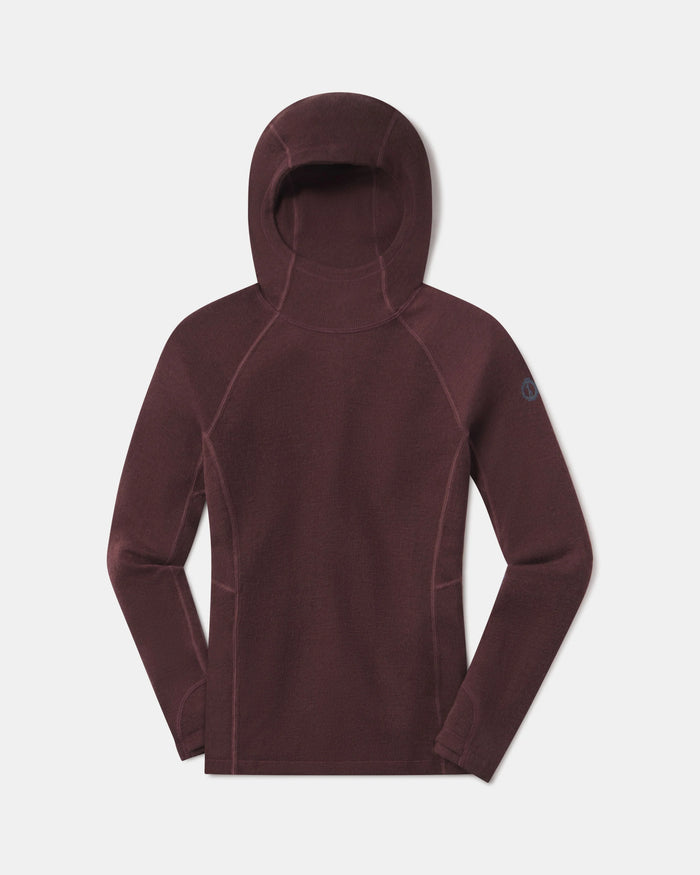 Uva / Dark Purple Breathable Women's Thermal Hoodie Top – PAKA Apparel