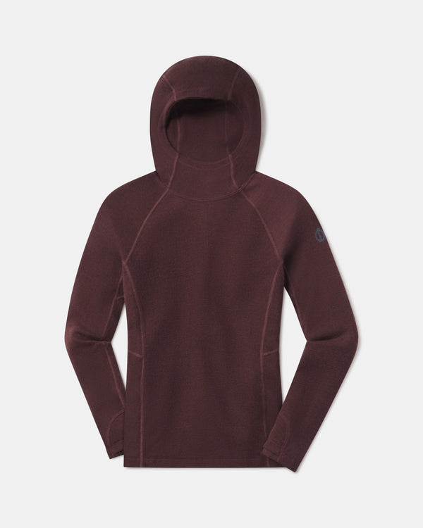 Uva / Dark Purple Breathable Women's Thermal Hoodie Top – PAKA Apparel