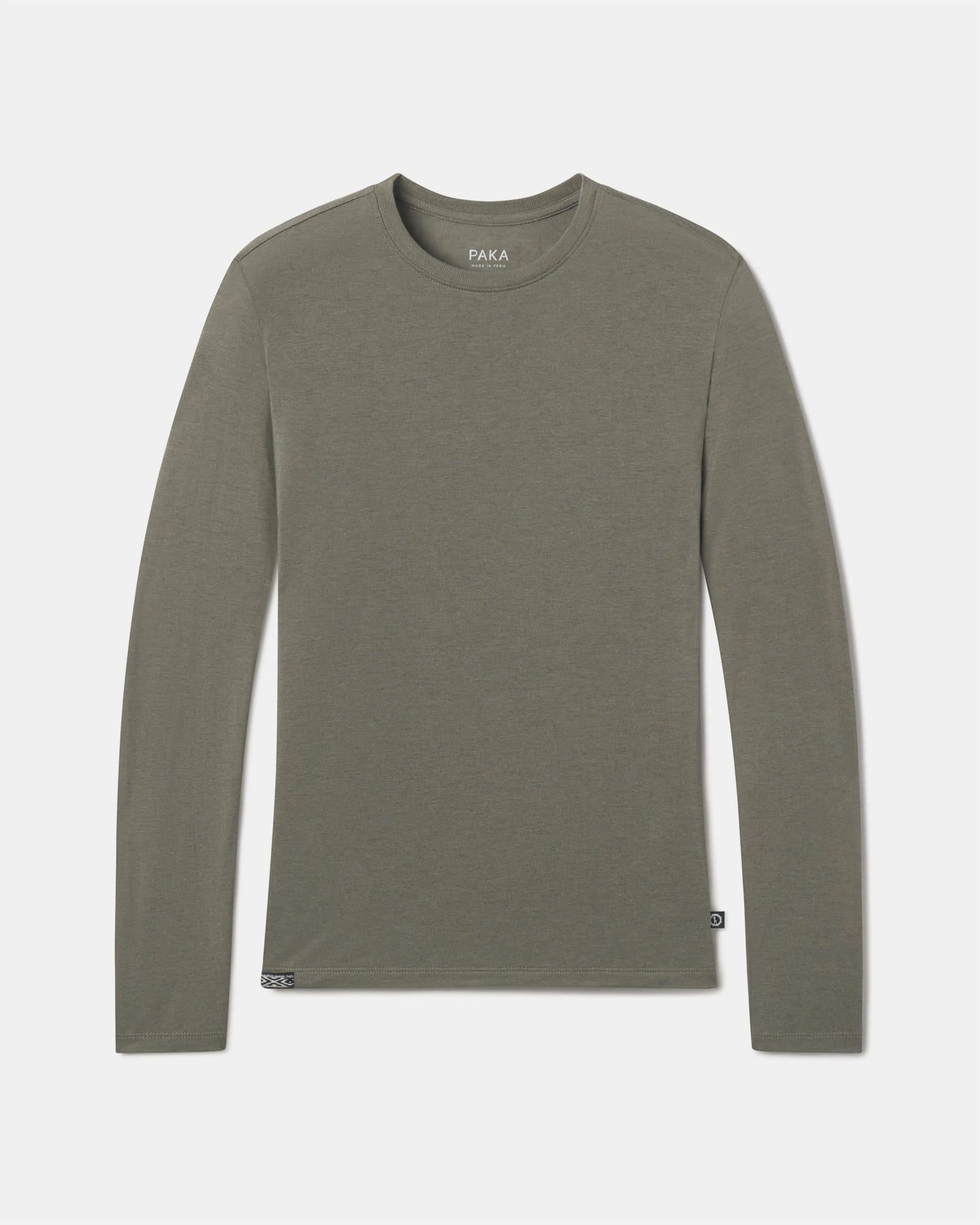 Women's Aire Long Sleeve Alpaca Shirt in Eucalyptus / Green – PAKA Apparel