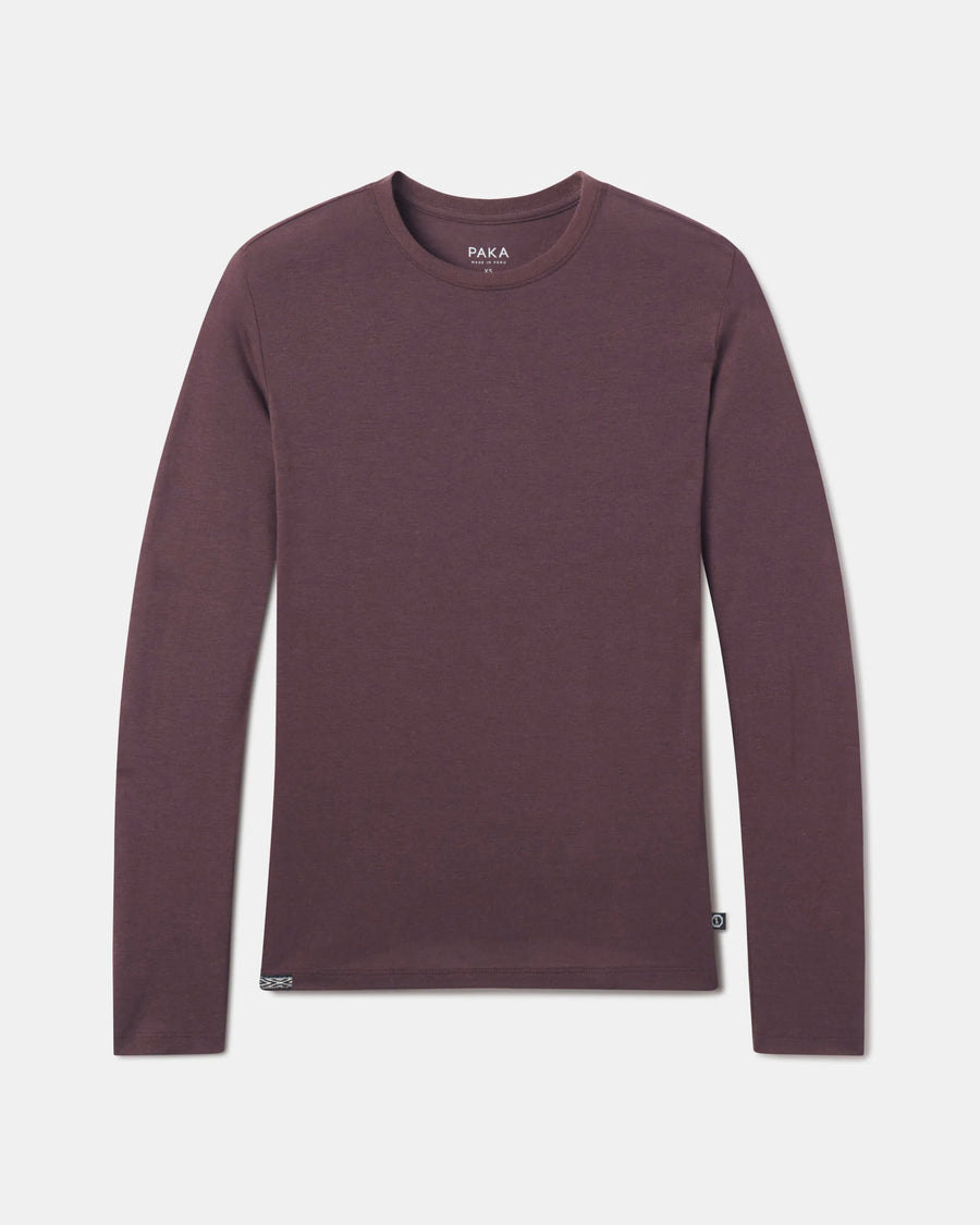 Women's Aire Long Sleeve Outdoor Shirt in Fig / Purple – PAKA Apparel