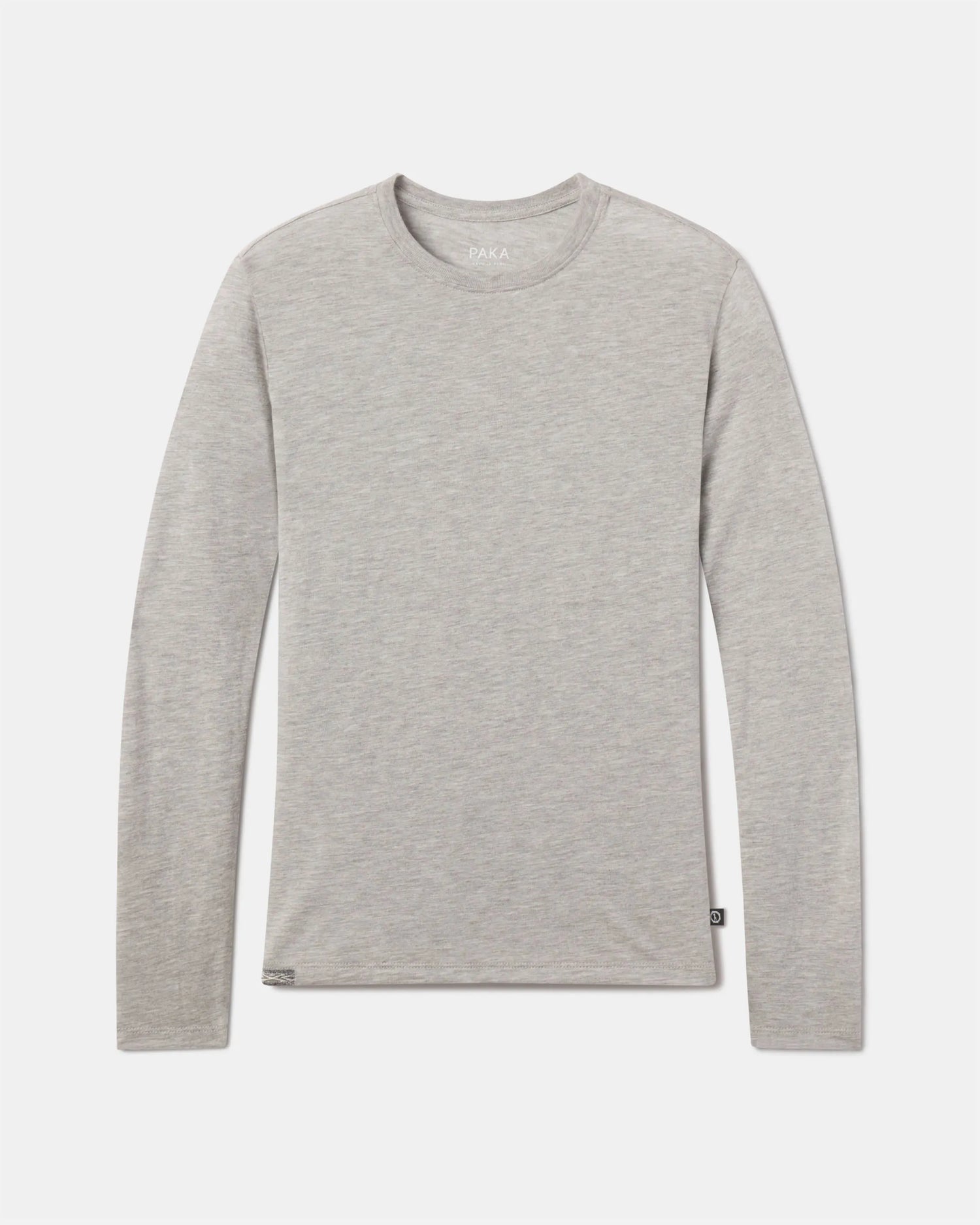 Women's Aire Long Sleeve Alpaca Hiking Shirt in Heather Grey – PAKA Apparel