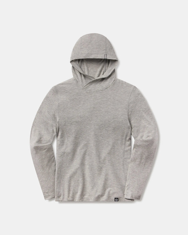 Heather Grey Sol Women's Alpaca and Tencel Sun Protection Hoodie – PAKA Apparel